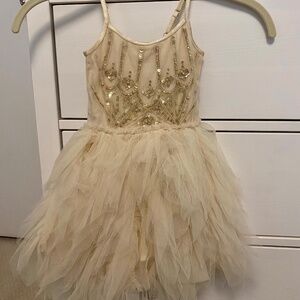 NWT Tutu Du Monde Ivory Sequin Tutu Dress 12-18M